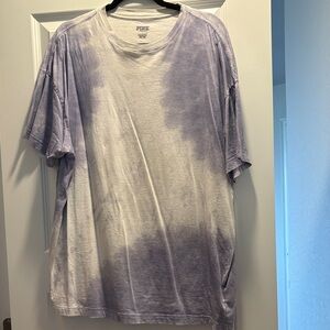 Victoria’s Secret pink Purple and White Tie-Dye T-Shirt